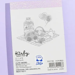Kirby Enjoy Picnic Mini Notepad