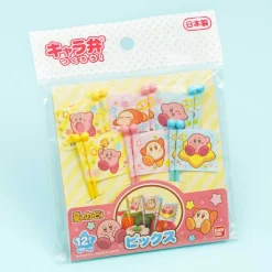 Kirby Flag Food Pick Set