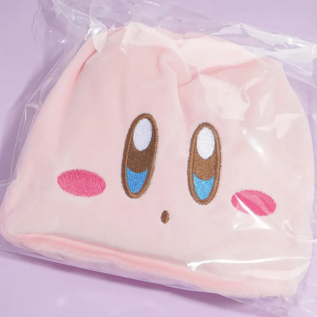 Kirby Fluffy Drawstring Pouch With Dough Snacks