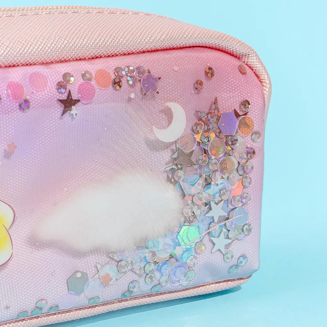 Kirby Glittery Warp Star Pencil Case
