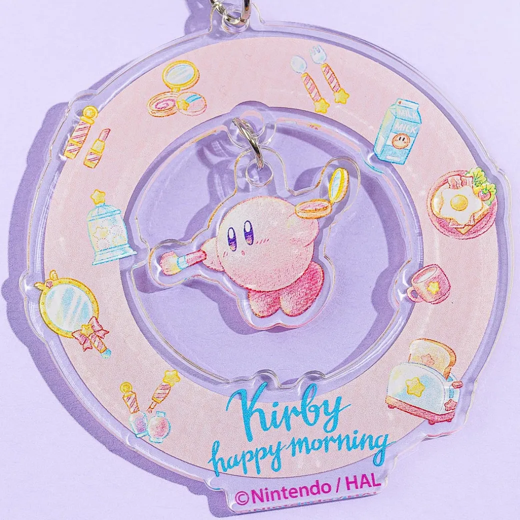 Kirby Happy Morning Acrylic Swaying Charm