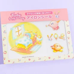 Kirby Happy Morning Iron-On Stickers