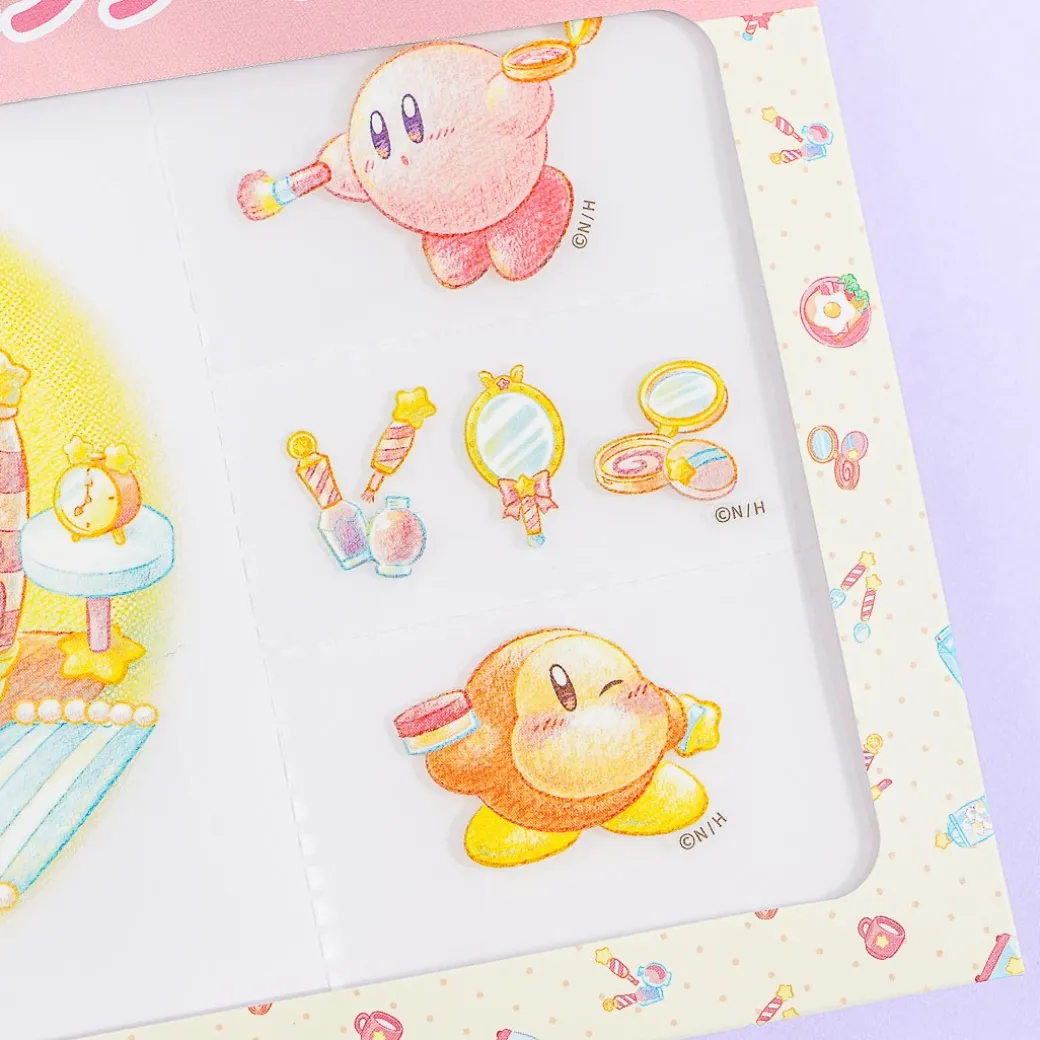 Kirby Happy Morning Iron-On Stickers
