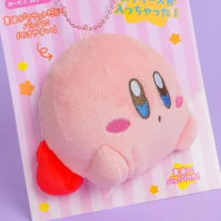 Kirby Lying Down Plushie & Badge