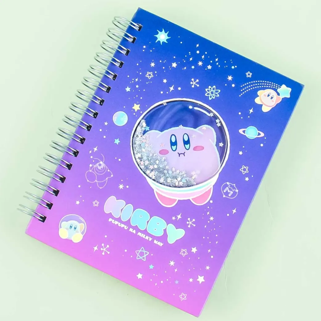 Kirby Milky Way Glitter Notebook