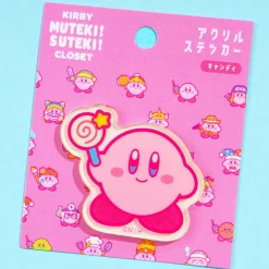 Kirby Muteki! Suteki! Acrylic Sticker - Invincible Candy