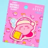 Kirby Muteki! Suteki! Closet Acrylic Sticker - Sleepy