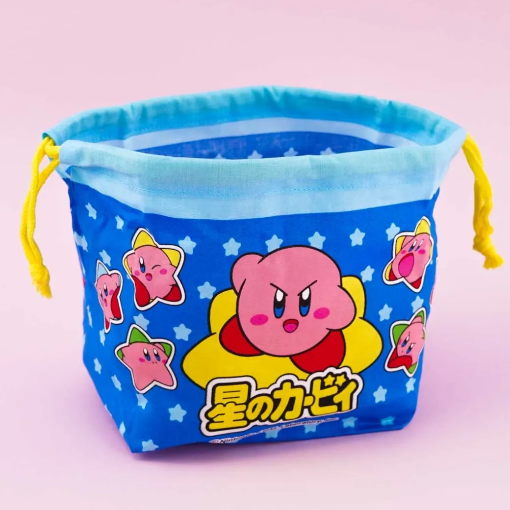 Kirby Of The Stars Drawstring Lunch Bag