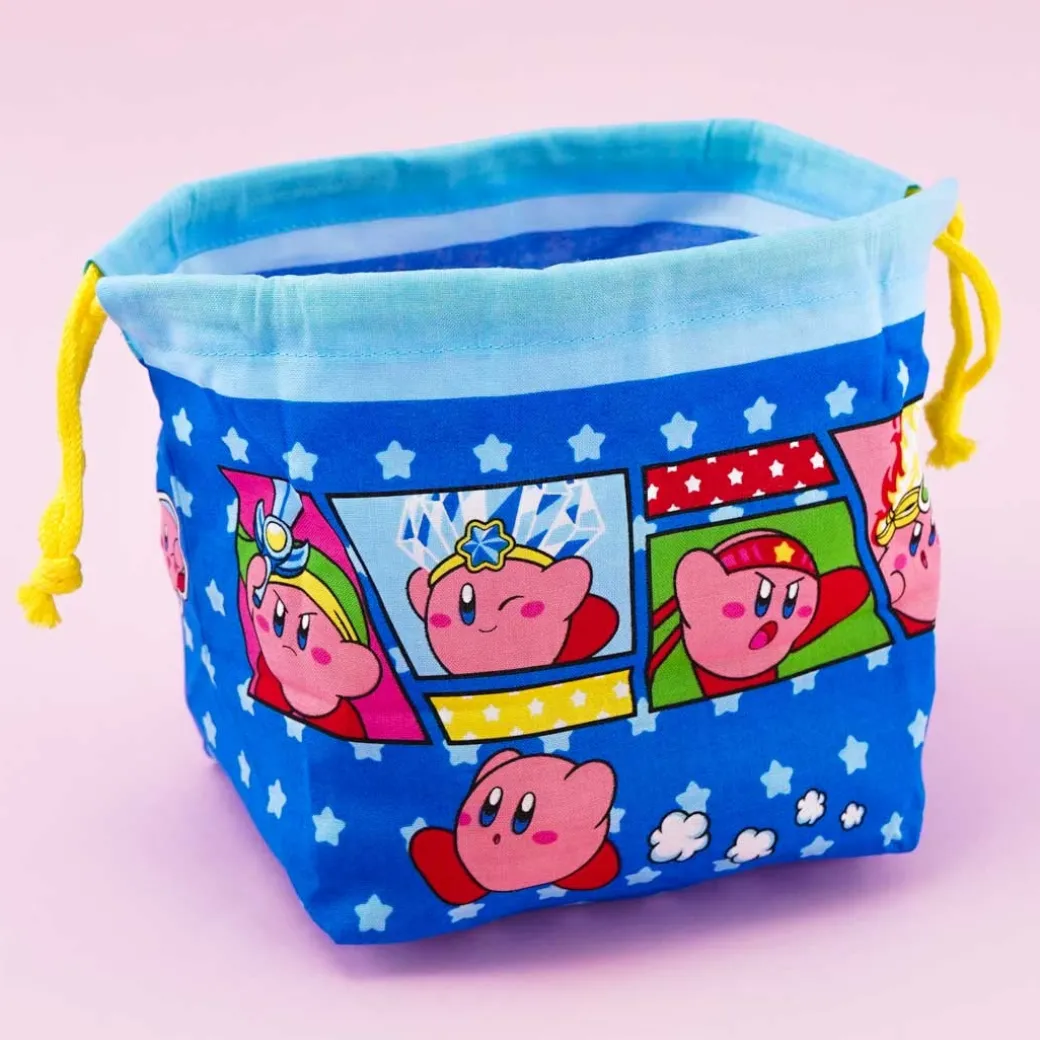 Kirby Of The Stars Drawstring Lunch Bag