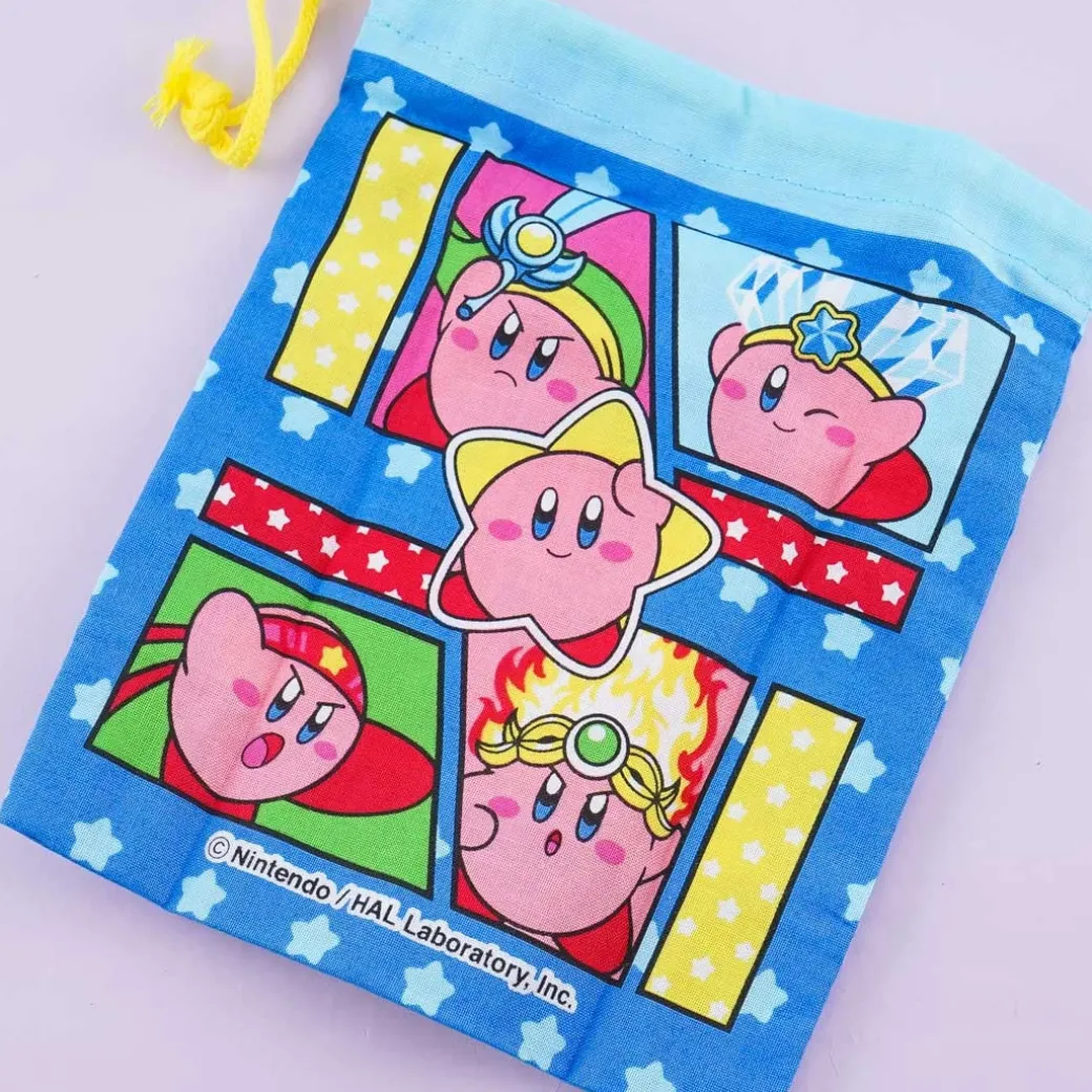 Kirby Of The Stars Drawstring Bag