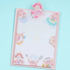 Kirby Of The Stars Memo Pad With Clip Binder