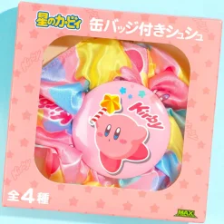 Kirby Of The Stars Scrunchie With Badge