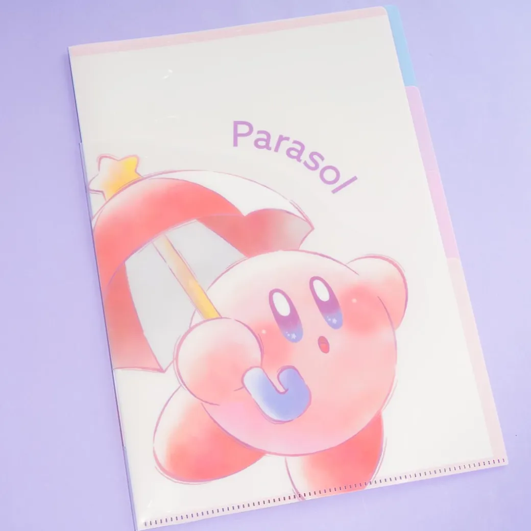 Kirby Parasol Die-Cut Clear Index Folder