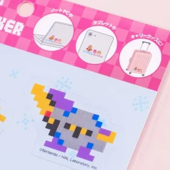 Kirby Pixel Big Clear Stickers