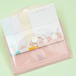 Kirby Pupupu Land Pocket Marker Sticky Notes With Magnetic Case