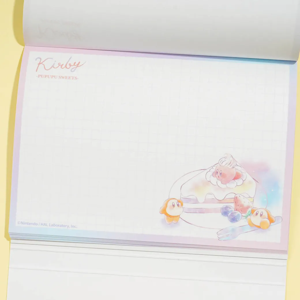 Kirby Pupupu Parfait Memo Pad With Cover