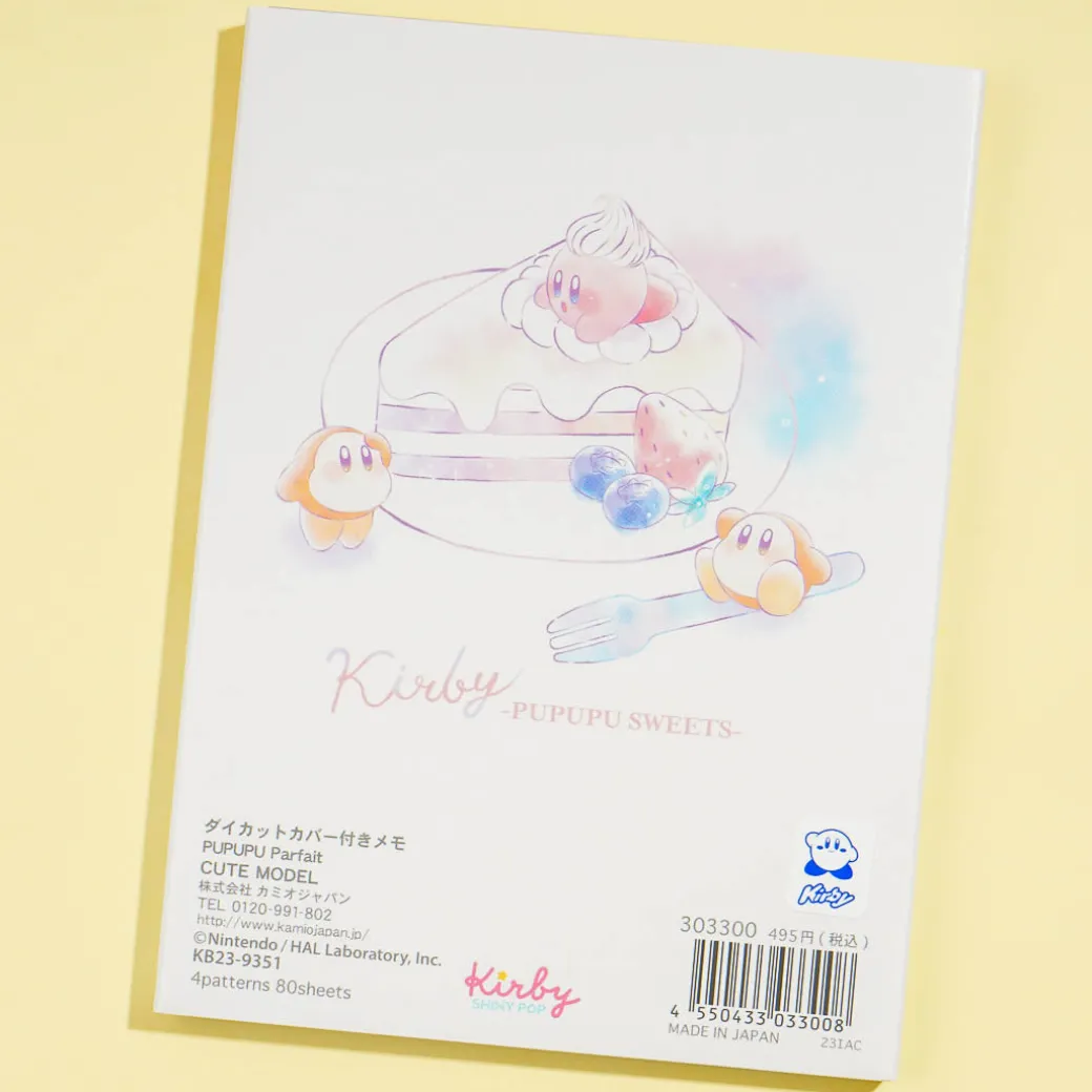 Kirby Pupupu Parfait Memo Pad With Cover