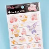 Kirby Shiny Pop 4 Size Sticker Sheet