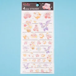 Kirby Shiny Pop 4 Size Sticker Sheet
