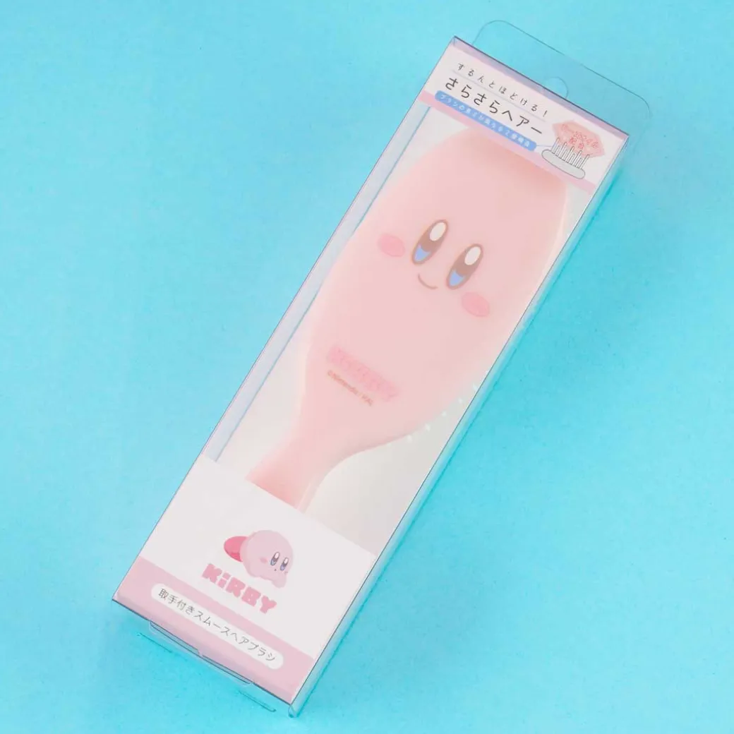 Kirby Smooth Hair Brush With Handle