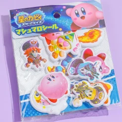 Kirby Star Allies Marshmallow Seal Puffy Stickers