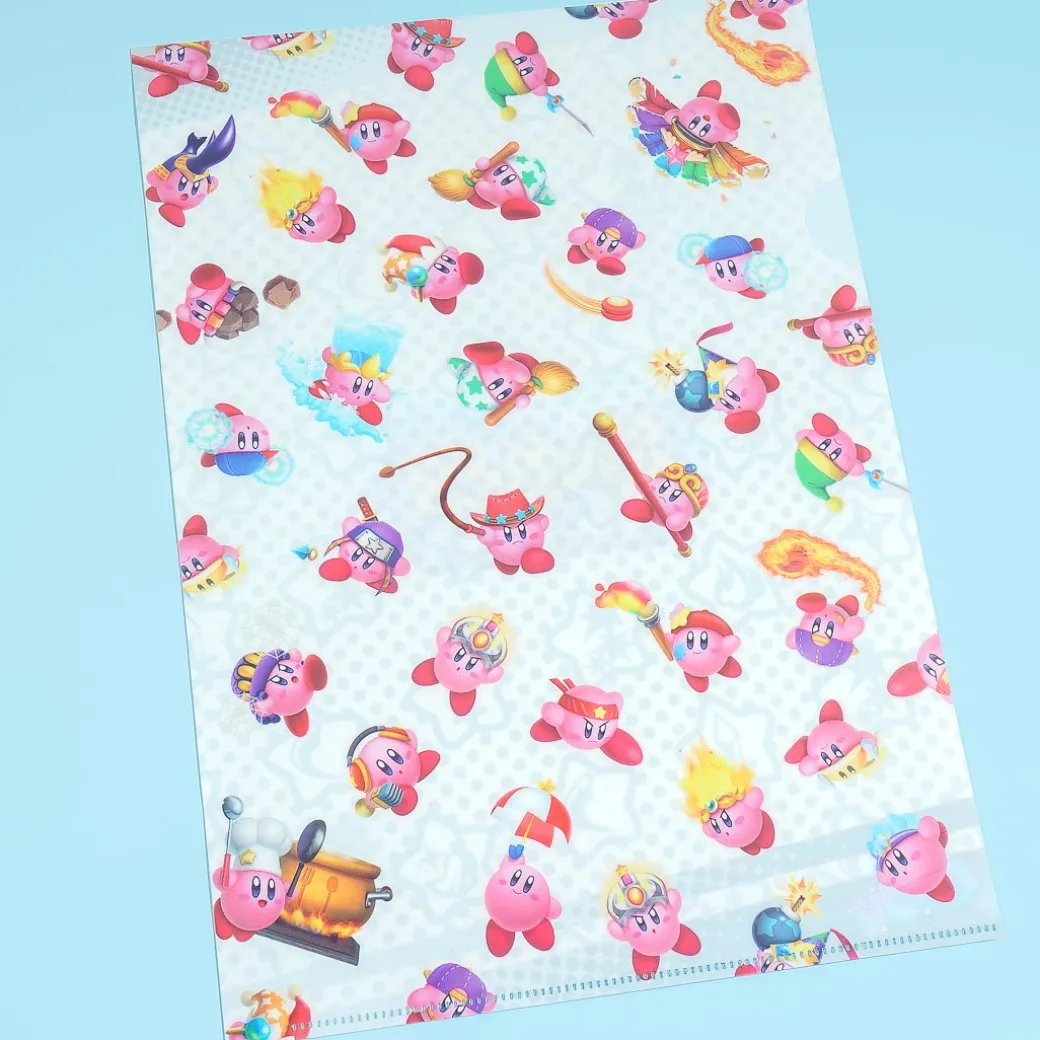 Kirby Star Allies Overload Clear File Folder