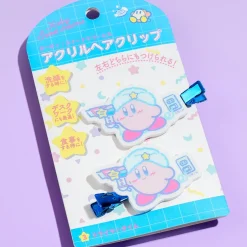 Kirby Sweet Dreams Acrylic Hair Clips - Dryer Time