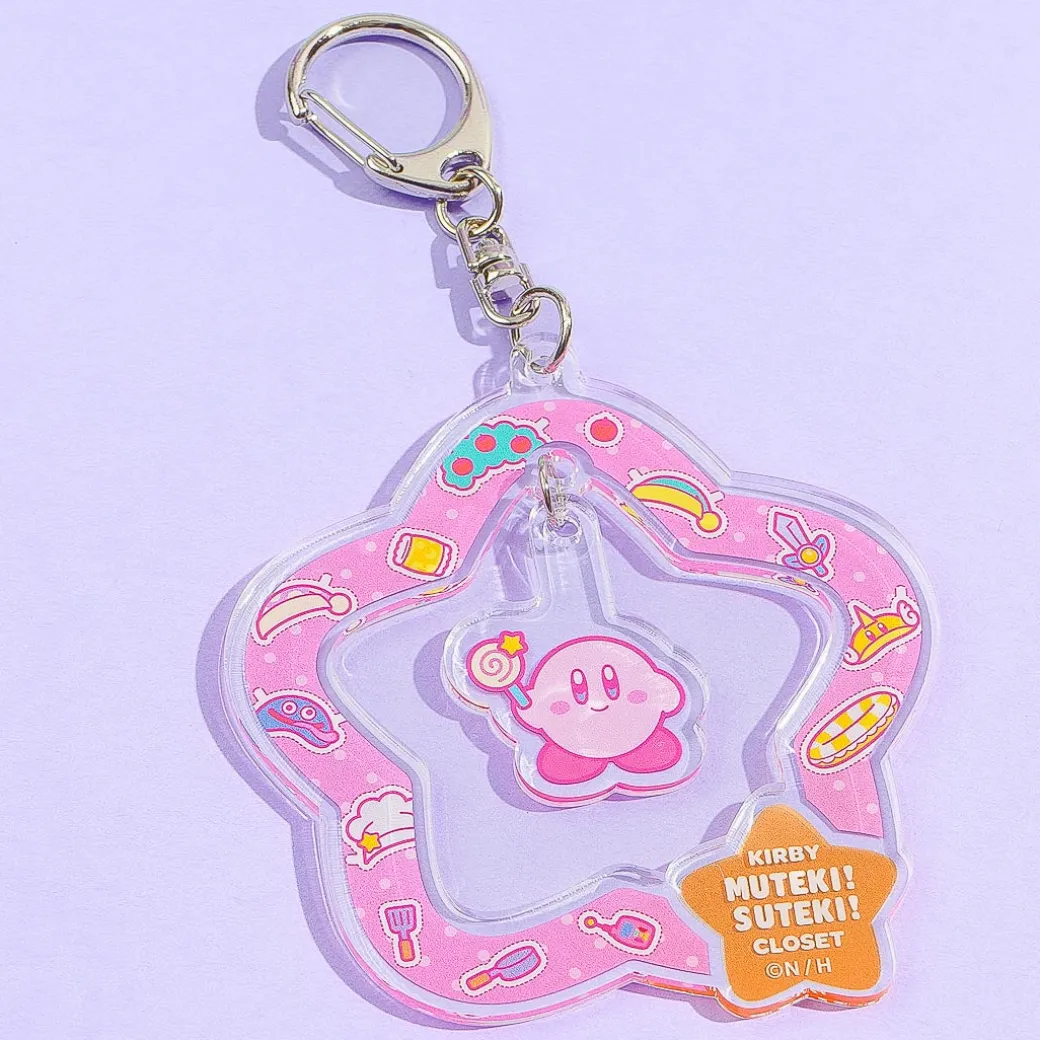 Kirby Swinging Acrylic Charm