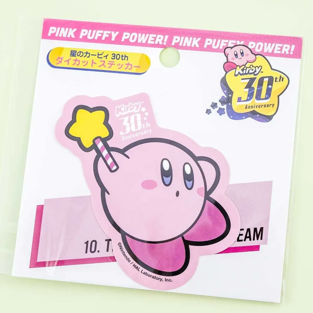 Kirby 30th Anniversary Die-cut Sticker - Wand