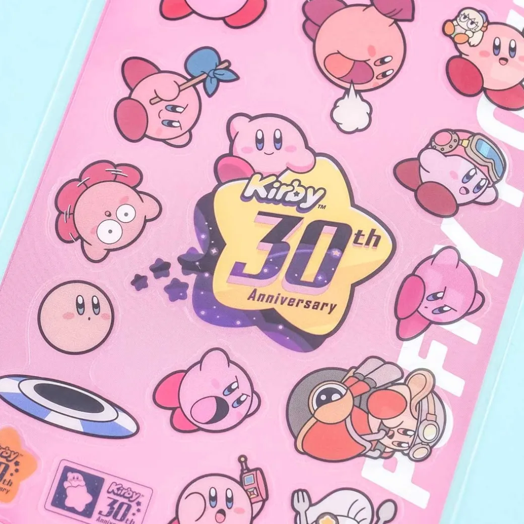 Kirby 30th Anniversary Fun Clear Sticker Sheet