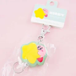 Kirby Warp Star Rubber Keyring Charm