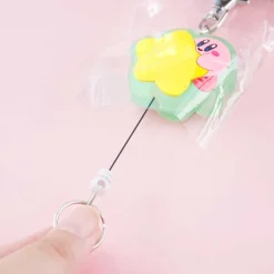 Kirby Warp Star Rubber Keyring Charm