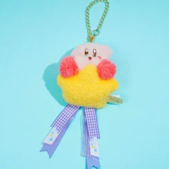 Kirby Warp Star Smiley Plushie Charm - Mini