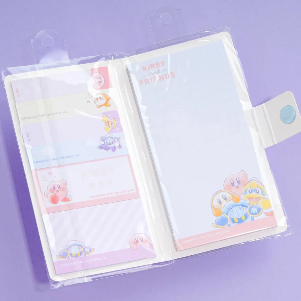 Kirby’s Dream Land Friends Sticky Notes & Memo Set With Case