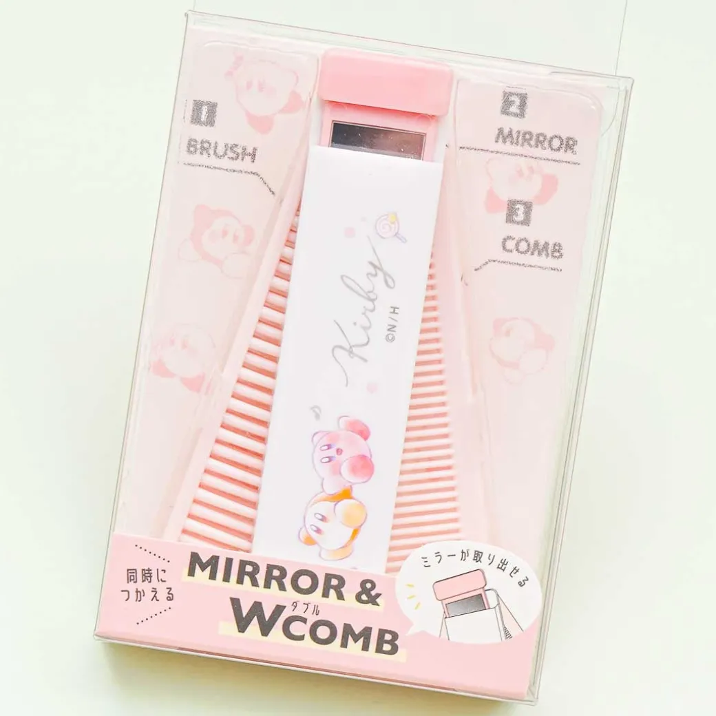 Kirby's Dream Land Mirror & Folding Brush