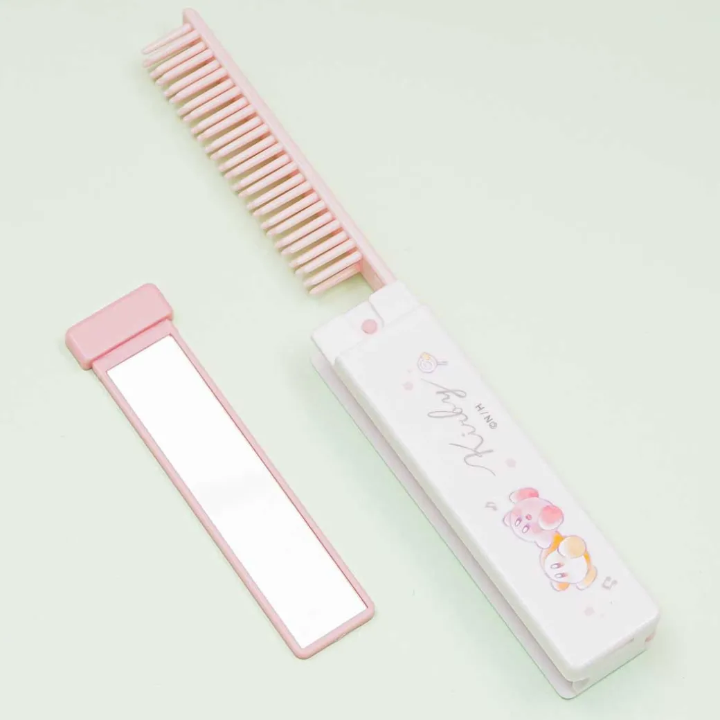Kirby's Dream Land Mirror & Folding Brush