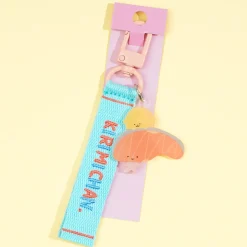 Kirimichan Embroidered Tag Key Holder