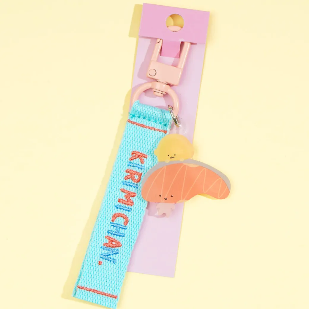 Kirimichan Embroidered Tag Key Holder