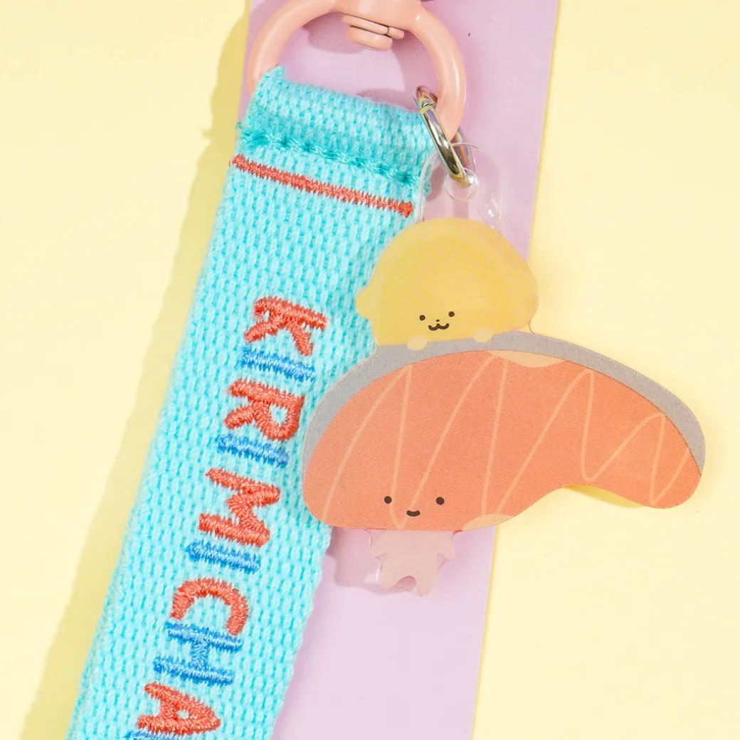Kirimichan Embroidered Tag Key Holder