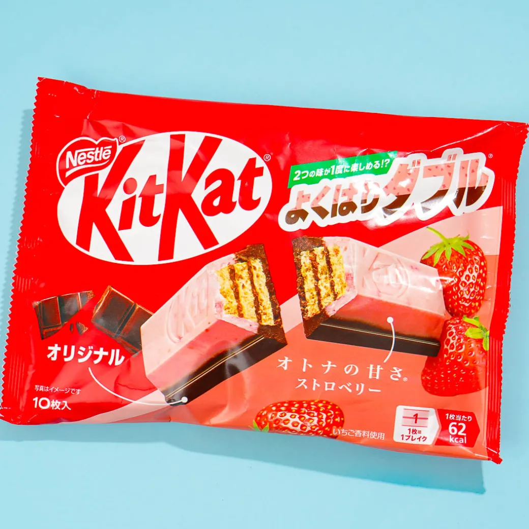 Kit Kat Yokubari Double Chocolates - Strawberry & Original