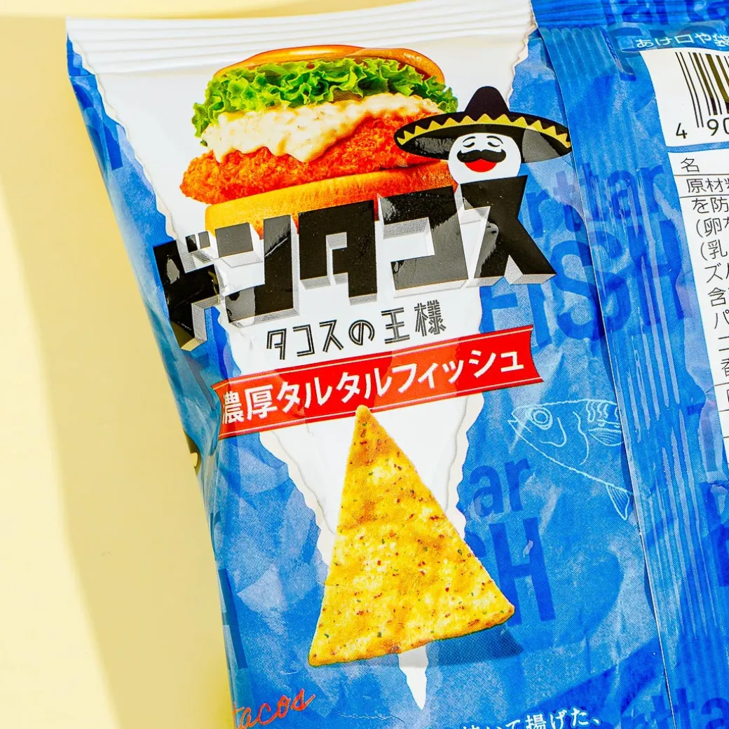 Koikeya Don Tacos Tortilla Chips - Rich Tartare Fish