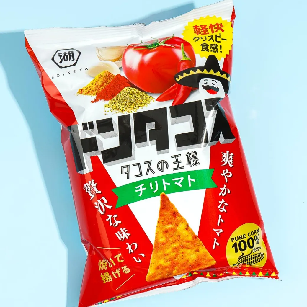 Koikeya Don Tacos Tortilla Chips - Chili Tomato