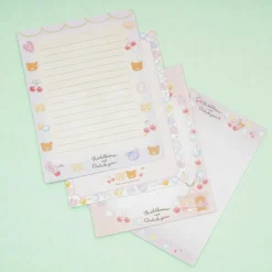 Korilakkuma & Chairoikoguma Jewel Cherry Letter Set