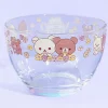 Korilakkuma & Chairoikoguma Flower Tea Time Glass Dessert Bowl