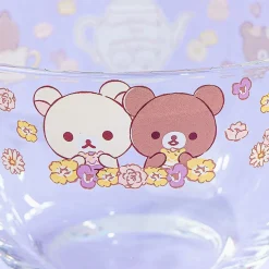 Korilakkuma & Chairoikoguma Flower Tea Time Glass Dessert Bowl