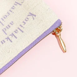 Korilakkuma & Chairoikoguma Flower Tea Time Flat Pouch - Purple