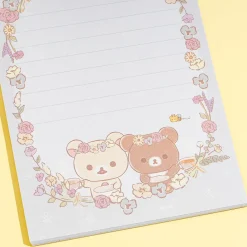 Korilakkuma & Chairoikoguma Flower Tea Time Memo Pad