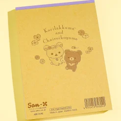 Korilakkuma & Chairoikoguma Flower Tea Time Memo Pad