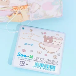 Korilakkuma & Chairoikoguma Flower Tea Time Pouch