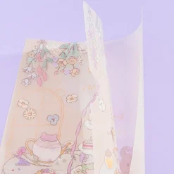 Korilakkuma & Chairoikoguma Flower Tea Time Fun A4 File Folder